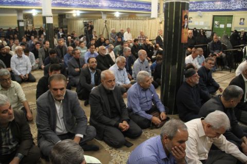 برگزاری مراسم مداحی و احسان نذری