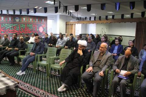 برگزاری مراسم پر فیض و معنوی قرائت زیارت عاشورا :