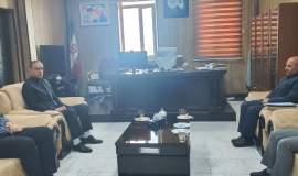 دیدار مدیرکل استان با دادستان  به مناسبت گرامیداشت هفته قوه قضائیه